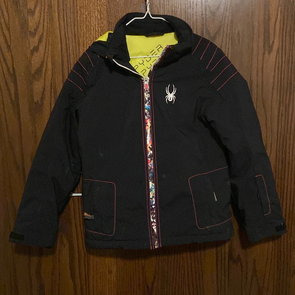 Used Spyder Girls Glam Ski Coat